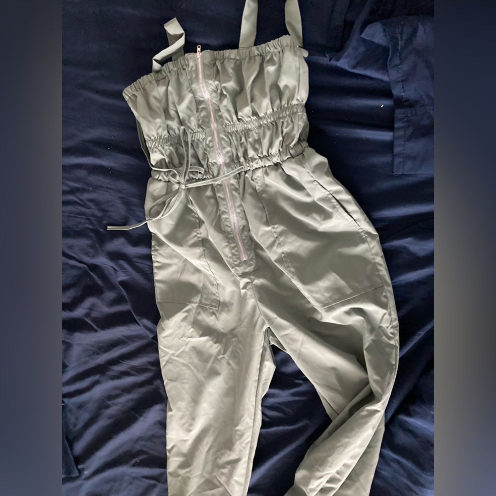 Light Gray Windbreaker Pants
